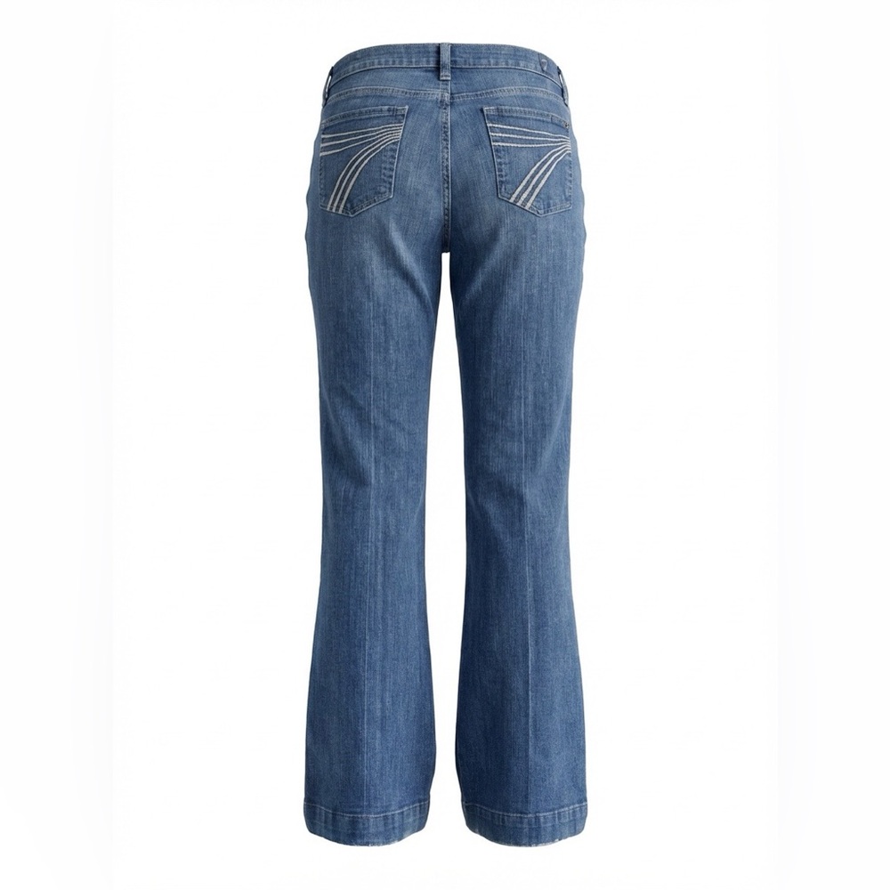 7 For All Mankind Womens Dojo Size 29 Length 33" Rise 8” Distressed White